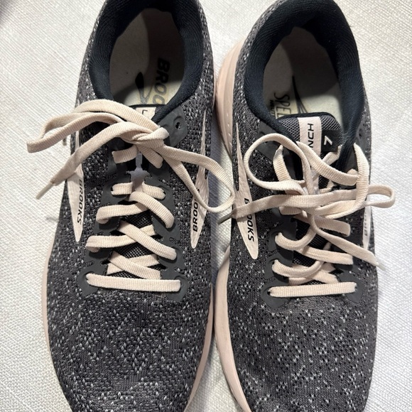 Brooks Women's Speckled Black and Cream Athletic Shoes - Picture 3 of 5